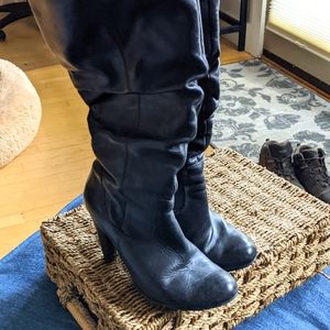 Aldo whoopy heeled slouch boots
